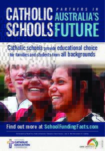Catholic Australia’s P a r t n e r s i n  Schools Future