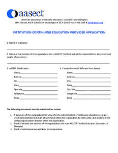 Therapy / Human sexuality / Health / Certified Sex Therapist / Sex therapy / Sex education / American Association of Sexuality Educators /  Counselors and Therapists