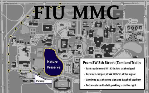 FIU University Park 2D map