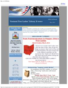 First Ladies National Historic Site / Ida Saxton McKinley / First Lady / Lucy Webb Hayes / Michelle Obama / Jill Biden / Rutherford B. Hayes / Helen Herron Taft / First Ladies of the United States / Ohio / United States