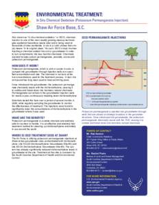 Environmental Treatment: In Situ Chemical Oxidation (Potassium Permanganate Injection) Shaw Air Force Base, S.C. Also known as “in situ chemical oxidation,” or ISCO, chemical injection is one of the most rapidly grow