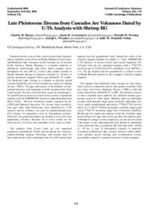 Goldschmidt 2000 September 3rd–8th, 2000 Oxford, UK. Journal of Conference Abstracts Volume 5(2), 174