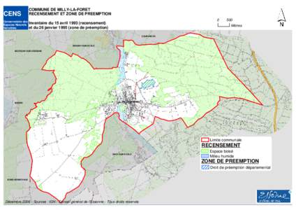 CENS  COMMUNE DE MILLY-LA-FORET