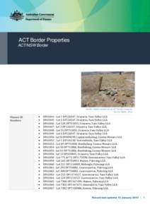 ACT Border Properties - ACT/NSW Border