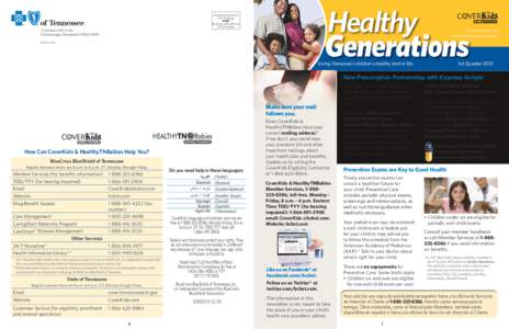 Healthy  Presorted Standard U.S. Postage PAID BlueCross BlueShield