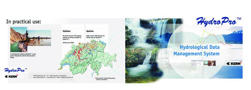 KERN Elektronik AG, CHInterlaken, Switzerland www.hydrometrie.ch www.affra.com email:  