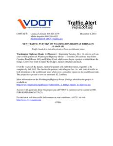 Traffic Alert VirginiaDOT.org VirginiaDOT.org  CONTACT:
