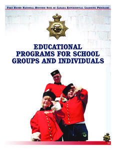 Ontario / Canada / Fort Henry Guard / Modern reenactment / Fort Henry /  Ontario