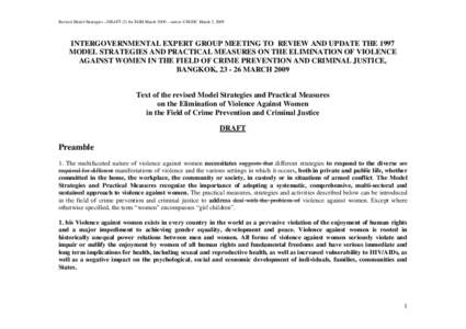 Microsoft Word - Revised Model Strategies -DRAFT_2_ for EGM-5  March 2009.Clean Text.doc