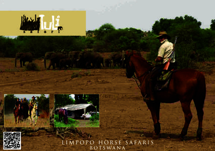 www.lvhsafaris.co.za  - Our classic and very popular safari is the Tuli Trail: a seven night mobile safari, ending each riding day in comfortable walk-in tents with beds, cozy