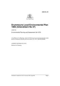 2003 No 49  New South Wales Drummoyne Local Environmental Plan[removed]Amendment No 57)