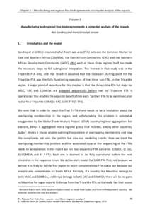 Free trade area / Common Market for Eastern and Southern Africa / Southern African Development Community / GTAP / East African Community / Economic Partnership Agreements / Trade pact / Africa / International trade / African Union