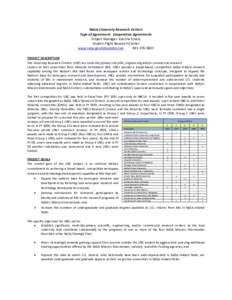 NASA University Research Centers Type of Agreement: Cooperative Agreements Project Manager: Katrina Emery Dryden Flight Research Center www.nasa.gov/education/urc[removed]