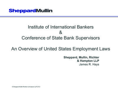 Social philosophy / Labour relations / Collective rights / Discrimination in the United States / Sexual harassment / Americans with Disabilities Act / Harassment in the United Kingdom / Disability / Equal opportunity employment / Ethics / Law / Bullying