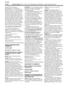 [removed]Federal Register / Vol. 79, No[removed]Wednesday, December 3, [removed]Proposed Rules prepared by the petitioner, Investigaciones y Aplicaciones