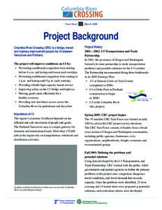 Vancouver /  Washington / Transport / Environment / Earth / Interstate Bridge / Columbia River Crossing / Canada Line / Environmental impact statement