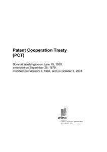 Patent Cooperation Treaty