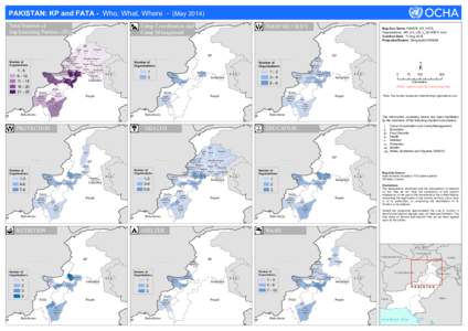 PAKISTAN: KP and FATA - Who, What, Where - (May[removed]Camp Coordination and Camp Management FOOD SECURITY