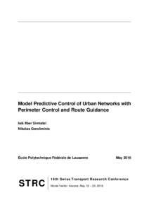 Transport / Land transport / Road transport / Traffic flow / Transportation engineering / Mathematical physics / Road traffic management / Fundamental diagram of traffic flow / Traffic simulation / Model predictive control / Traffic model / Teletraffic engineering