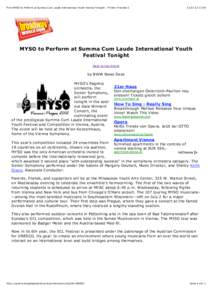 Print MYSO to Perform at Summa Cum Laude International Youth Festival Tonight - Printer-Friendly:58 MYSO to Perform at Summa Cum Laude International Youth Festival Tonight