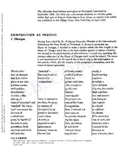 Copyright © 1961. Wesleyan University Press. All rights reserved. May not be reproduced in any form without permission from the publisher, except fair uses permitted under U.S. or applicable copyright law. The following