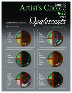 Cone 05  A-22 over  A-22 Layering Notes: Apply two base coats of