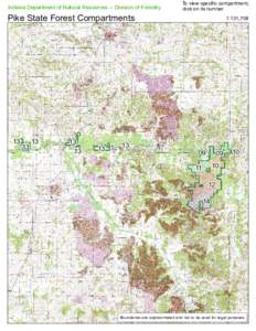 Indiana Department of Natural Resources -- Division of Forestry  Pike State Forest Compartments 13