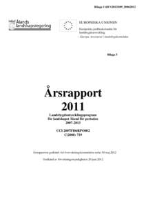 Bilaga 1 till N2012E09_20062012  EUROPEISKA UNIONEN Europeiska jordbruksfonden för landsbygdsutveckling - Europa investerar i landsbygdsområden