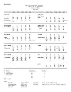 [removed]FINAL  GREAT FALLS PUBLIC SCHOOLS GREAT FALLS, MONTANA SCHOOL YEAR[removed]