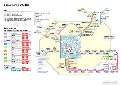 Buses from Gants Hill Ø—