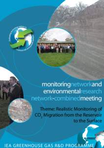 monitoringnetworkand environmentalresearch network-combinedmeeting Theme: Realistic Monitoring of CO2 Migration from the Reservoir to the Surface