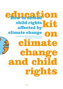 education How to defend child rights kit affected by climate change