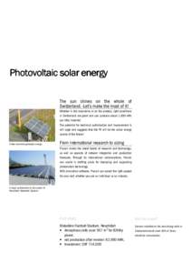La Chaux-de-Fonds / Canton of Neuchâtel / Europe / Stade de la Maladière / Rooftop photovoltaic power station / Photovoltaics / Solar panel / Photovoltaic system