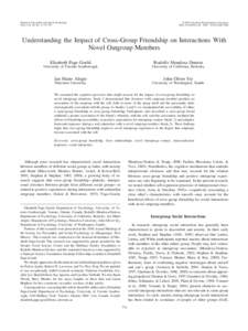 Journal of Personality and Social Psychology 2010, Vol. 98, No. 5, 775–793 © 2010 American Psychological Association/$12.00 DOI: a0017880