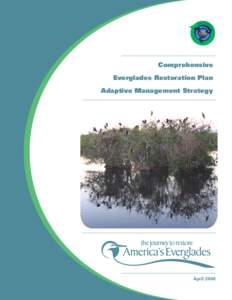 Comprehensive Everglades Restoration Plan Adaptive Management Strategy April 2006