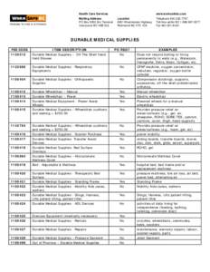 Health Care Services Mailing Address PO Box 5350 Stn Terminal Vancouver BC V6B 5L5  www.worksafebc.com