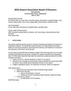 Coalition of Urban and Metropolitan Universities / Indiana University – Purdue University Indianapolis / Spea / Indiana University School of Public and Environmental Affairs / Association of Public and Land-Grant Universities / North Central Association of Colleges and Schools / American Association of State Colleges and Universities