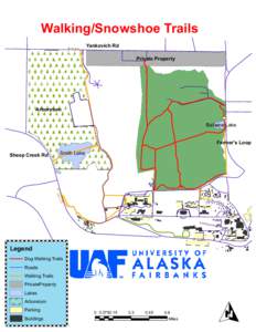 Walking/Snowshoe Trails Yankovich Rd Private Property Arboretum Ballaine Lake