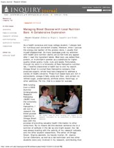 Diabetes / Biology / Diets / Food science / Health sciences / Glycemic load / Glycemic index / Low-glycemic index diet / Dietary fiber / Nutrition / Health / Medicine