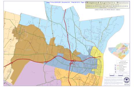 Case 7:13-cv[removed]ER Document 9-3  Filed[removed]Page 1 of 1 P  roposed Legislative Districts