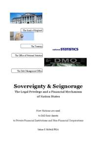 Microsoft Word - Sovereignty and Seignorage Report.doc