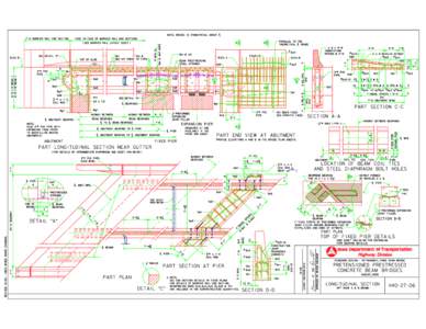 NOTE: BRIDGE IS SYMMETRICAL ABOUT | 7’-0 BARRIER RAIL END SECTION FACE TO FACE OF BARRIER RAIL END SECTIONS  4’-0