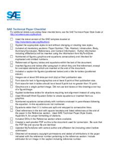 Microsoft Word - SAE Technical Paper Checklist_7_11_14.docx