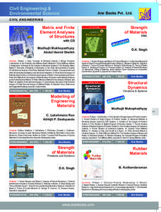Civil Engineering & Environmental Science Ane Books Pvt. Ltd.  CIVIL ENGINEERING