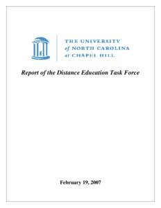 Higher education / American Association of State Colleges and Universities / Coalition of Urban and Metropolitan Universities / University of North Carolina / University of North Carolina at Charlotte / University of North Carolina at Chapel Hill / Blended learning / Continuing education / Friday Center for Continuing Education / Association of Public and Land-Grant Universities / North Carolina / Education