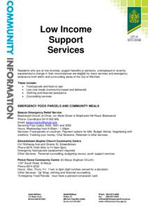 Microsoft Word - Low Income Support Services - No 28