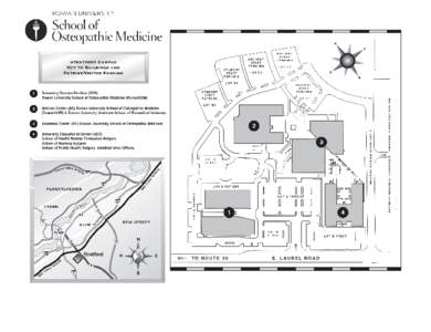 D irections to UMDNJ’S Stratford Campus... From the North: ◆ Take the New Jersey Turnpike to Exit 4 to Route 73 North to Route 295 South. Follow Route 295 South to Exit 29. Turn left onto access road to Route 30. At