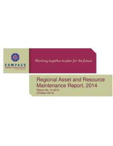 Regional Asset and Resource Maintenance Report, 2014 Report No[removed]October 2014)  Blank