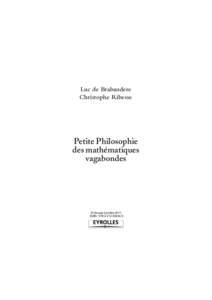 Petite Philosophie des mathématiques vagabondes