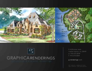 GRAPHICA RENDERINGS architectural & site plan renderings 5 millhouse road castle hayne, ncp: 